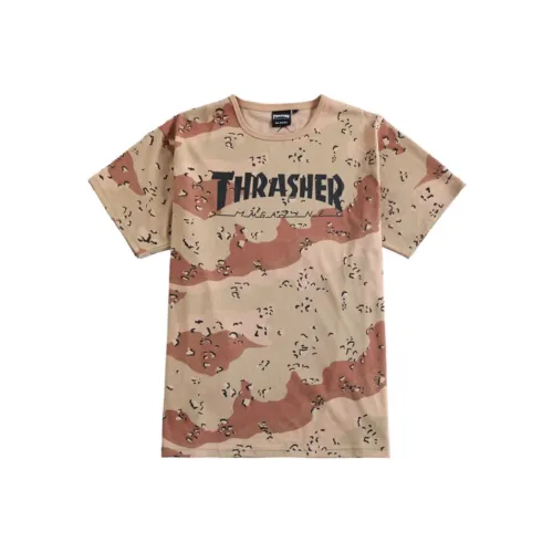 Thrasher Серый камуфляж Унисекс Футболка