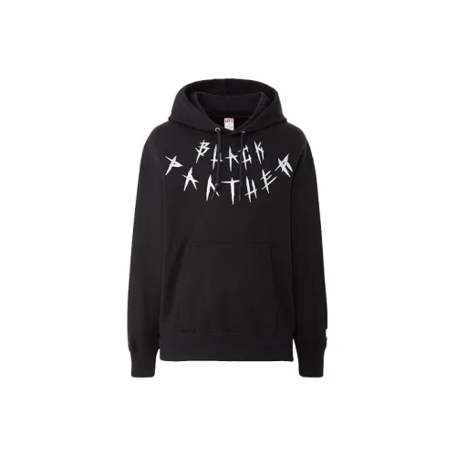 UNIQLO x MARVEL UNIQLO UNIQLO X Marvel Co Брендированная Серия Свитшот Унисекс Черный