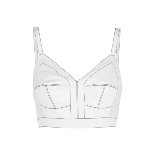 Alexander McQueen Оптический белый Женские Бюстгальтеры