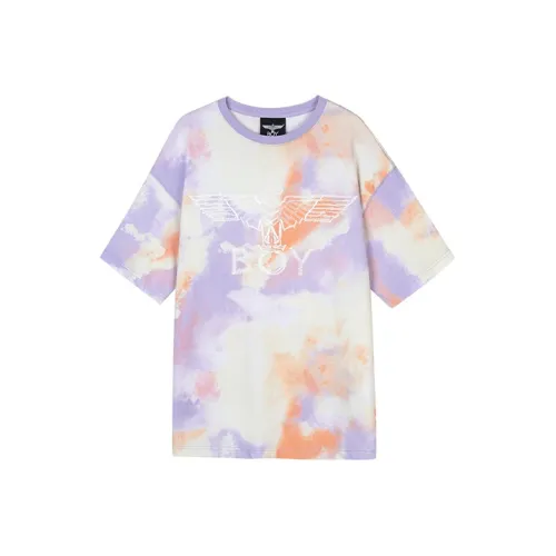 BOY LONDON Фиолетовая унисекс футболка