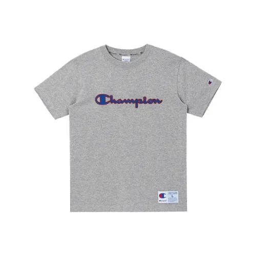 Champion T-Shirt Японская версия Unisex Light Серый