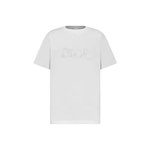 DIOR Quarterly New Products Белые Мужские T-Рубашки