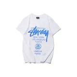 Белый фон с синим текстом