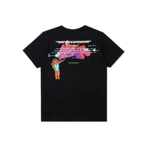 Off Белый SS19 Мужские T-рубашки