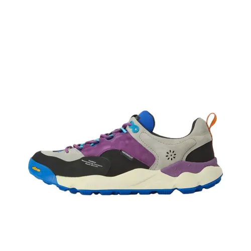 FLOWER MOUNTAIN x BARBOUR Спина COUNTRY Uni MID Топ Повседневная обувь Унисекс Фиолетовый Хаки