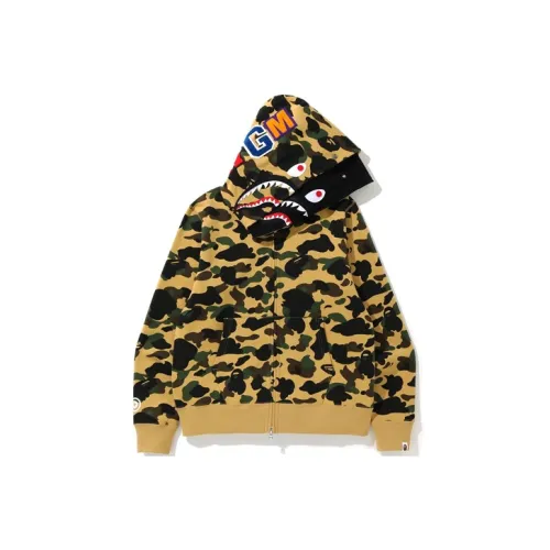 A BATHING APE Shark Series Свитшот Унисекс Желтый