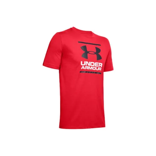 Under Armour Прямой крой T-рубашка Мужская Красная