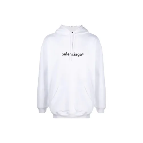 Balenciaga Свитшот Свободного кроя Мужской Белый