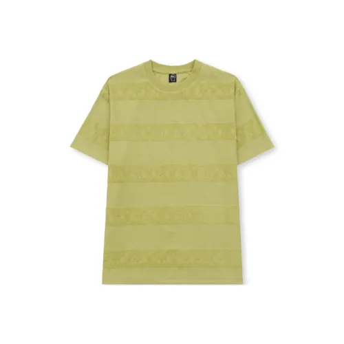 Brain Dead Прямой крой T-рубашка Мужская Moscow Желтая