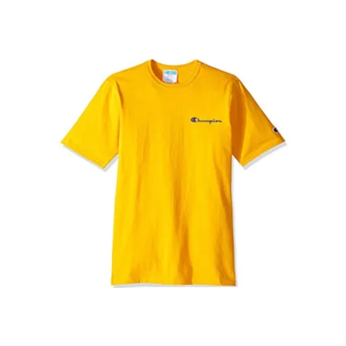 Champion T-Shirt Unisex Yellow US Version Чемпион T-Shirt Унисекс Желтый Версия для США