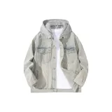 Винтажный синий (Пиджак без подкладки)