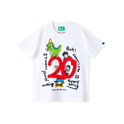 Corade Прямой крой T-рубашка Унисекс