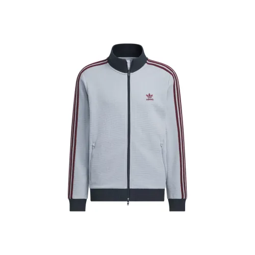 Adidas Originals TRACK TOP Куртки и Пальто Унисекс Серебристо-Серый