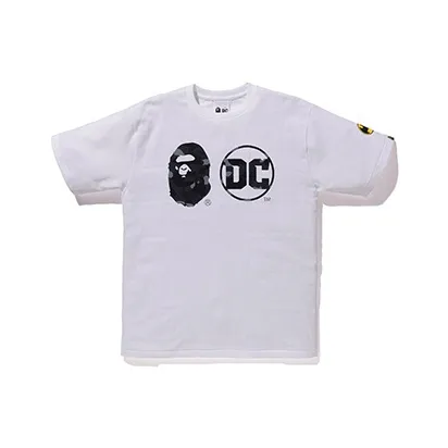 A BATHING APE Голова Series T Рубашка Унисекс Камуфляж Черный