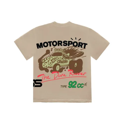 TRAVIS SCOTT Светло-коричневая унисекс футболка