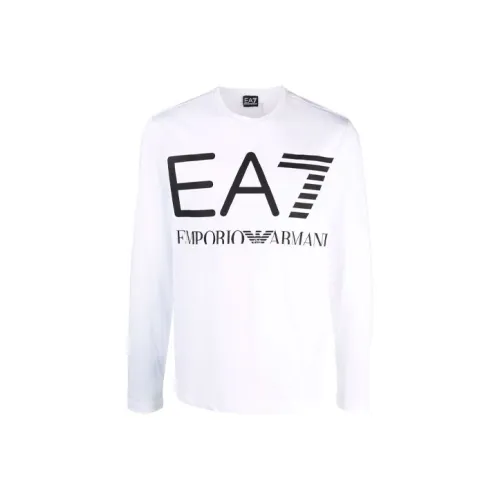 EMPORIO ARMANI Белые Мужские T-рубашки