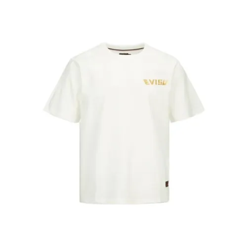 EVISU Белая Мужская T-Рубашка