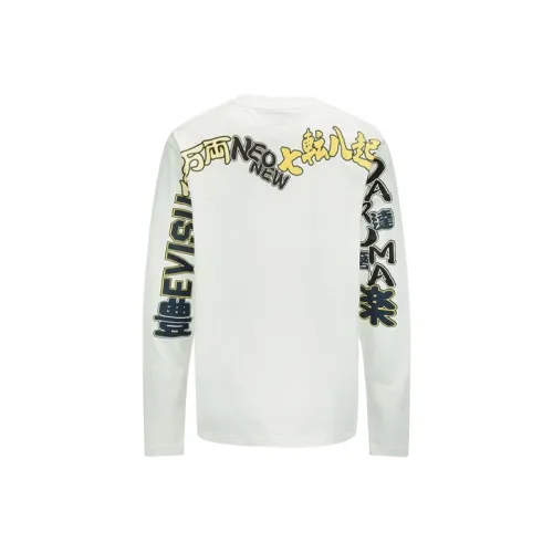 EVISU Белая Мужская T-Рубашка