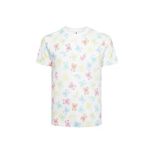 MOSCHINO Белая Мужская T-Рубашка