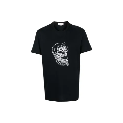 Alexander McQueen Черные Мужские Рубашки