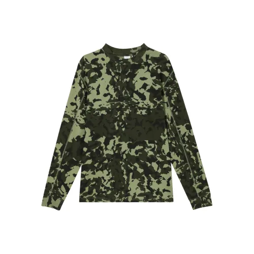 Nike T-Shirt Мужской Камуфляж Зеленый