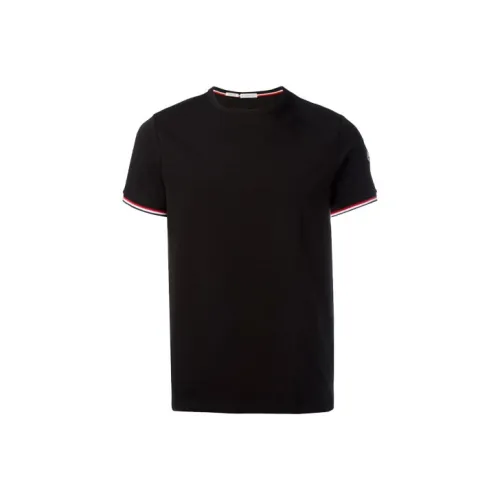 MONCLER SS21 T-Shirt Мужской Черный