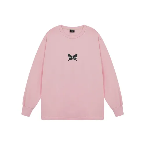 CONKLAB Прямой крой Длинный рукав Т-рубашка Унисекс