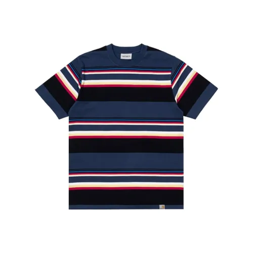 Carhartt WIP Blue Men's T-Shirts Кархартт WIP Синий Мужские Футболки