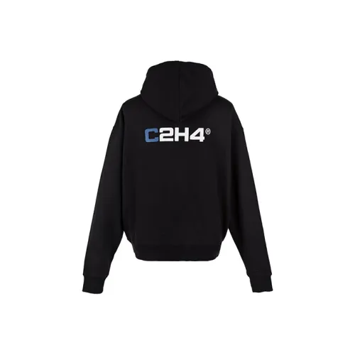 C2H4 Черный Унисекс Толстовки