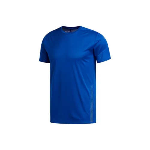 Adidas Blue Men's T-Shirts Adidas Синий Мужской Т-Ширт