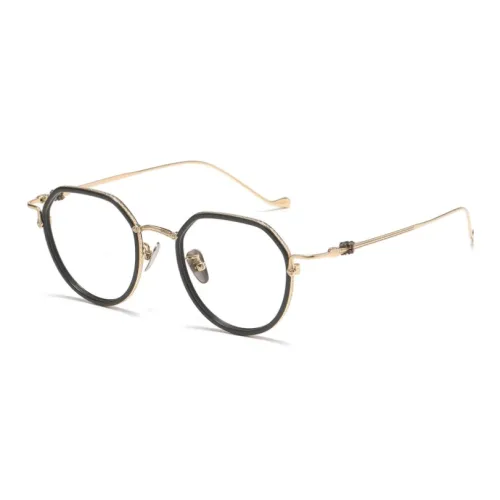 Sagawa Пластиковая оправа Чистый титан Нерегулярная форма Оправа для очков Унисекс