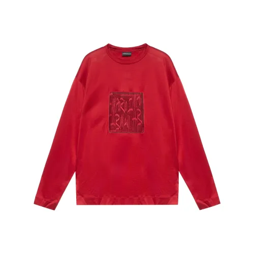 EMPORIO ARMANI Красные Мужские T-рубашки