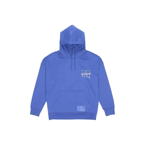 LINING Яркий Королевский Синий Мужские Толстовки