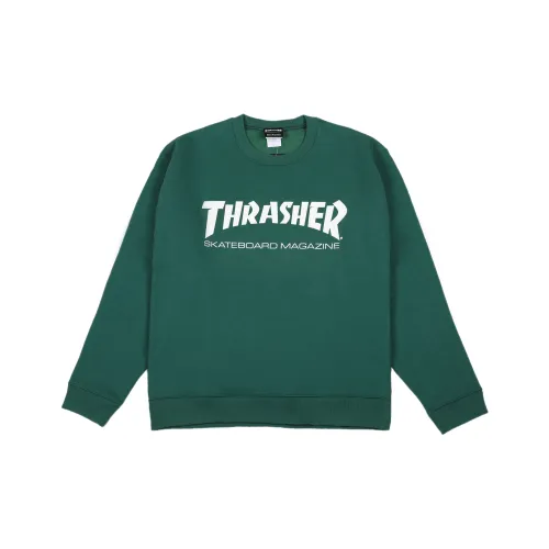 Толстовка Thrasher Japan Version Unisex Вечнозеленая