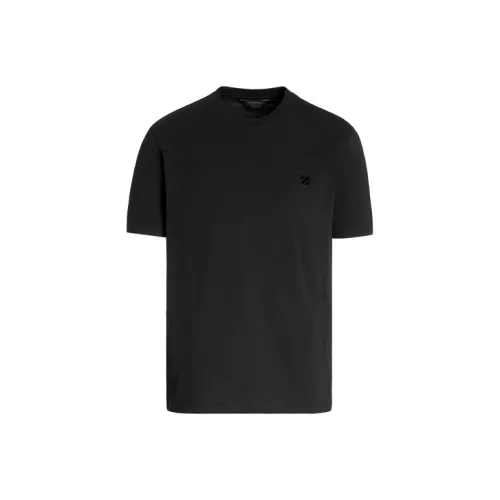 Ermenegildo Zegna Черные Мужские T-Рубашки