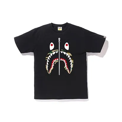 A BATHING APE Shark Series T-Shirt Унисекс Черный