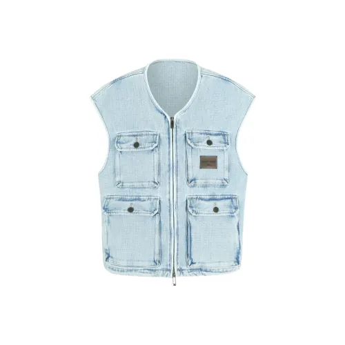 EMPORIO ARMANI Синие Мужские Жилеты