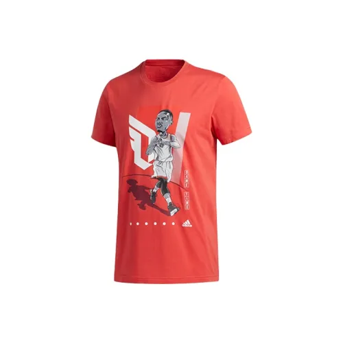 Adidas Слава Красный Мужская Футболка