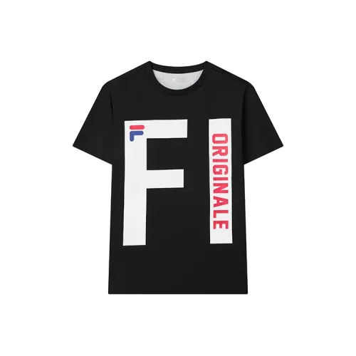 FILA Meteor Железо Черный Мужская T-Рубашка
