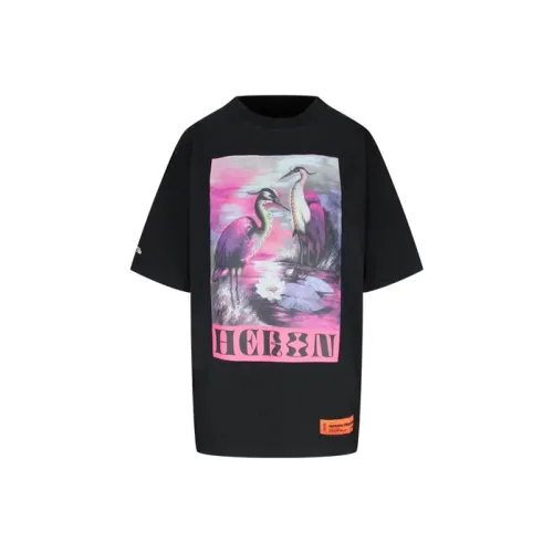 HERON PRESTON Черная унисекс футболка
