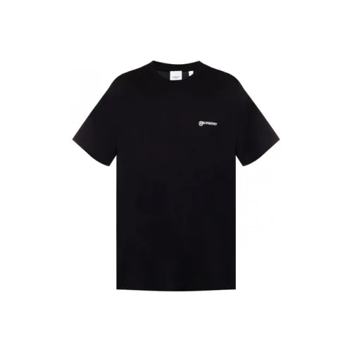 Burberry Location Принт Хлопок OVERSIZED T Рубашка Мужская Черная