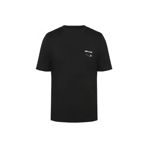 VERSACE Мужские черные T-рубашки
