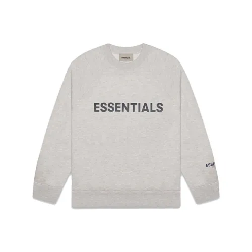 Fear Of God Essentials FW20 Свитшот Зимний Унисекс Темный овсяный