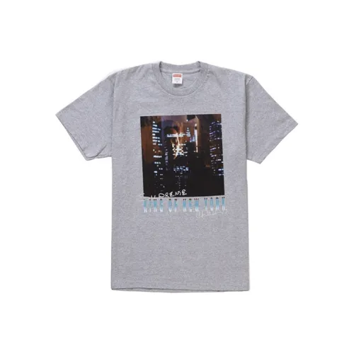 Supreme SS19 T-Shirt Unisex Gray Supreme SS19 Т-Рубашка Унисекс Серый