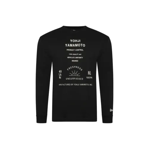 Yohji Yamamoto Черный Унисекс T-рубашки