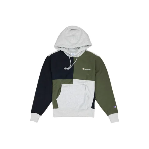 Champion Толстовка Версия США Унисекс Черный Серый Армейский Зеленый Многоцветный