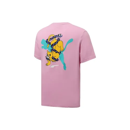 PUMA Розовые Мужские Футболки