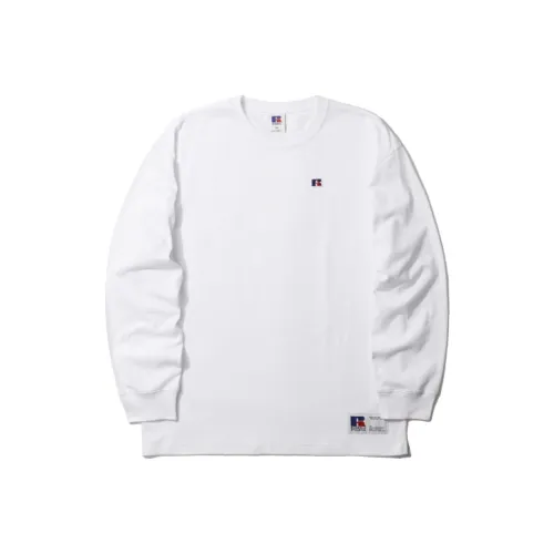 Russell Athletic Прямой крой Длинный рукав Т-рубашка Унисекс