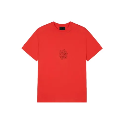 Givenchy Red Men's T-Shirts Givenchy Красные Мужские Футболки