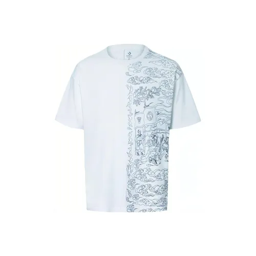 Конверс Белая Мужская Футболка